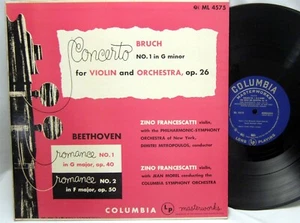 FRANCESCATTI: Bruch & Beethoven Violin Concerto No.1 LP ML 4575 - Picture 1 of 1