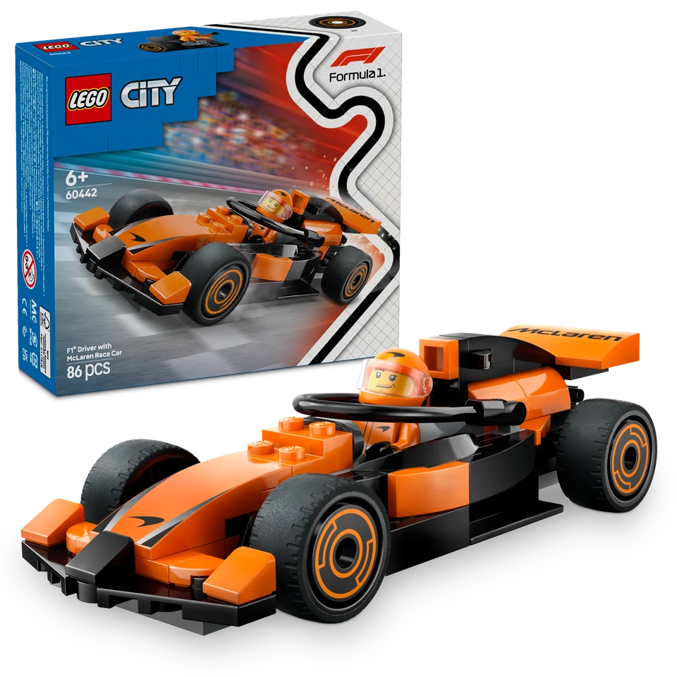 LEGO CITY: F1 Driver with Mclaren Race Car (60442)
