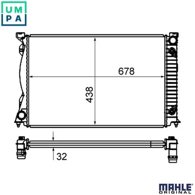 RADIATOR ENGINE COOLING CR 830 000S FOR AUDI A6/Allroad/S6 CCDA 2.8L CDYA 3.0L - Image 1 of 4