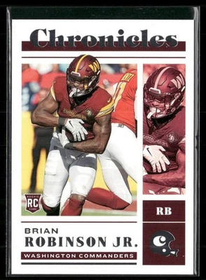 Brian Robinson Jr. 2022 Panini Chronicles Rookie Washington Commanders #37 - Image 1 of 2
