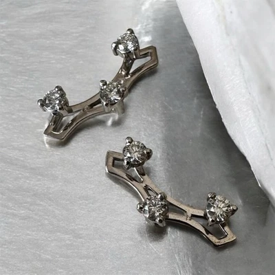 Auténticos colgantes deslizables de diamantes firmados por JABEL de 18 quilates con peso aproximado de diamantes de 0,40 Foto 1 de 4