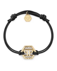 Philipp Plein Herren Armband aus gekoppeltem Baumwollkordel - Bild 1 von 4