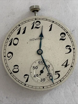 Reloj Vintage E Howard & Co 17Jewel 10s 41115 Serie 12 Movimiento, Esfera y Manecillas Foto 1 de 4