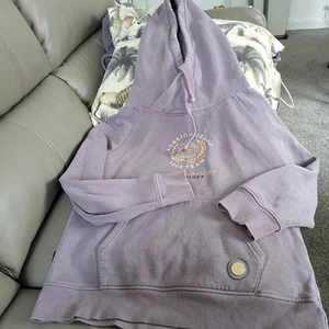 aubrion Grand prix Team Team Rider Grey hoodie hoody Large - Picture 1 of 4
