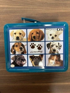 Nintendo DS Nintendogs Metal Lunch Box Carrying Case 1E - Picture 1 of 4