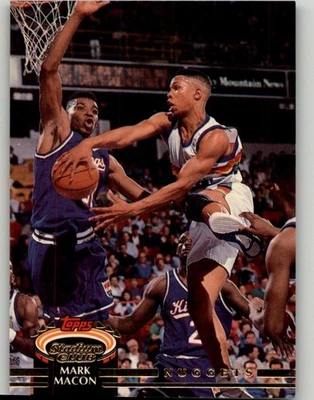 1992-93 Stadium Club Mark Macon #16 Denver Nuggets - Image 1 of 2