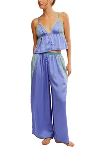 Free People Intimate Anywhere with You Lounge Set Viola Combo Größe LARGE - Bild 1 von 9