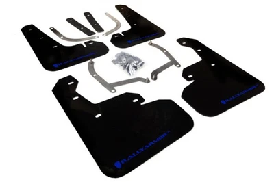Rally Armor 17-23 Subaru Impreza UR Mud Flaps with Blue Logo – Black - Imagem 1 de 4