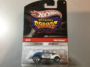 Hot Wheels Larry's Garage Pass 'n Gasser White - Picture 1 of 5