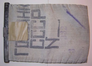 BOLSA DE TRANSPORTE DE EFECTIVO SOVIÉTICO RUSO BANCO original vintage para dinero década de 1960 - Imagen 1 de 6