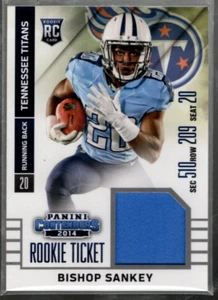 A6806- 2014 Panini Contenders Rookie Ticket Jerseys #34A Bishop Sankey Jersey - Picture 1 of 2