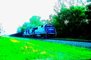 ORIGINAL KODACHROME SLIDE CONRAIL SD-50 #6702 JUNE 1992 - Picture 1 of 1