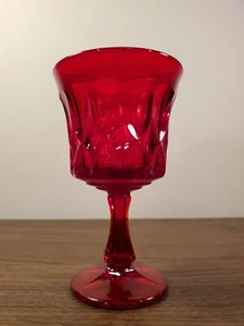 Vintage Noritake Perspective Ruby Red Glowing Glass Water Goblets Large - Picture 1 of 9