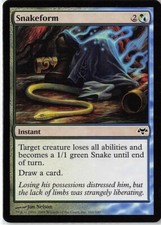 Snakeform *PLAYSET* Magic MtG x4 Eventide SP