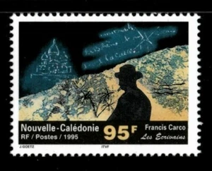 New Caledonia 1995 - Poet & Novelist Francis Carco - Single Stamp - Sc 732 - MNH - Picture 1 of 1
