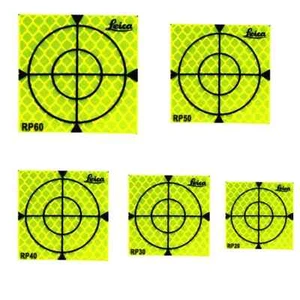 TARGET RIFRANGENTI ADESIVI 20/30/40/50/60MM CON CROCE DI MIRA 20 PZ GIALLO FLUO - Imagen 1 de 10