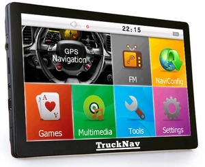 Exclusive 7"Truck Sat + 32gb SD Card Snapp Acc HGV Parking Key Fuels 2025 Maps - Picture 1 of 7