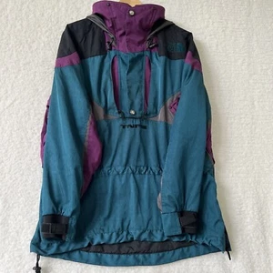 VINTAGE THE NORTH FACE Brim Color Block Anorak Parka Jacket Size Medium - Picture 1 of 24