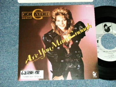 C.C. CATCH Japan 1987 VIPX-1874 Promo 7"45 ARE YOU MAN ENOUGH - Image 1 of 4