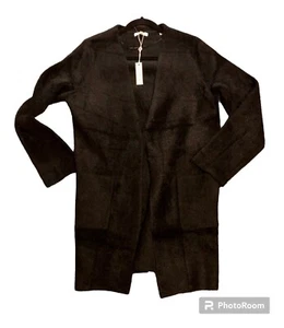 Max Studio Faux Fur Cardigan Jacket NEW, 168.00 Retail - Picture 1 of 10