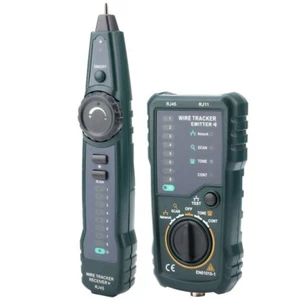 FY868 Telephone Network Cable Tester For Wiring Engineer Handheld w/ Case NEW - Picture 1 of 10