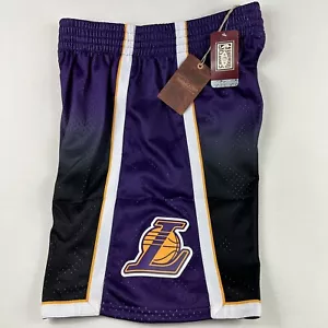 Lakers Mitchell & Ness Authentic Swingman Shorts Purple Men’s Size L - Picture 1 of 10