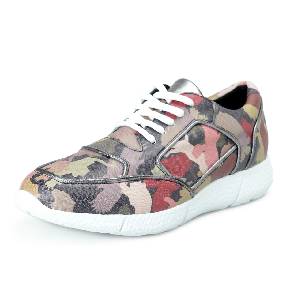 Just Cavalli Para Mujer Multicolor Cuero Moda Tenis Zapatos EE. UU. 9 IT 39 Foto 1 de 4