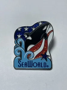 🇺🇸Edizione Limitata, Seaworld Orca Penna Patriottica Solo 1200 Made RARA ULTIMA - Foto 1 di 3