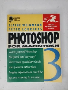 Photoshop 3 for Macintosh by Peter Lourekas and Elaine Weinmann (1994, Trade... - Picture 1 of 7
