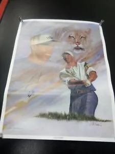 Tiger Woods Poster von Jose Ocuna, 25x18, - Bild 1 von 4