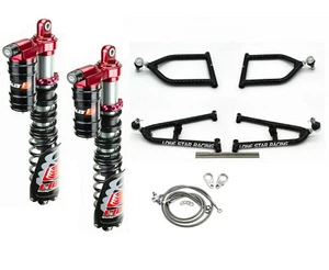Lonestar +2 A-Arms Elka 3 Legacy Plus Front Shocks Suspension Kit Yamaha Banshee - Picture 1 of 2