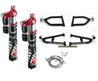 Kit de suspensión amortiguadores delanteros Lonestar +2 brazos A Elka 3 Legacy Plus Yamaha Banshee Foto 1 de 2