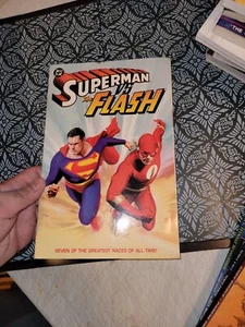 RARE! Superman vs. The Flash TPB First Printing 2005 VF+ or Better Condition - Picture 1 of 3