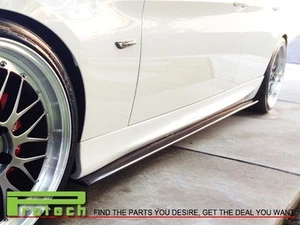 07-13 BMW E92 E93 2Dr M-Tech M Sport Only DP Style Side Skirts Lip Carbon Fiber - Picture 1 of 3
