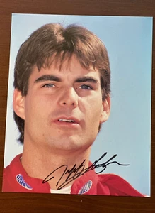 Jeff Gordon #24 AUTOGRAPHED Dupont NASCAR 8x10 Photo Racing - Picture 1 of 1
