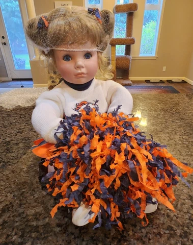 Molly the Littlest Bronco Cheerleader Danbury Mint Collectable Cover