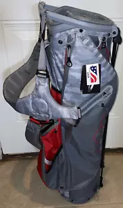 Sun Mountain Golf 2023 3.5 LS Stand Bag Grey/Red/Black NEW - Picture 1 of 6
