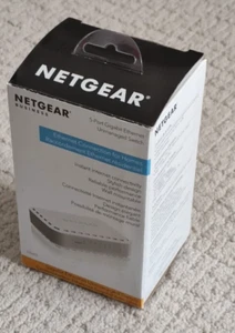 NETGEAR GS605 5-Port Gigabit Ethernet Unmanaged Switch White Open Box - Picture 1 of 3