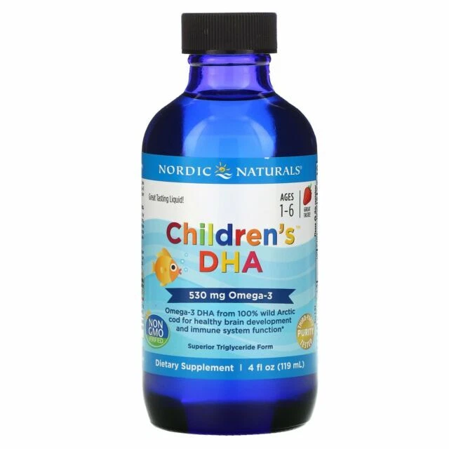 Nordic Naturals Children's DHA 530mg Dietary Supplement Liquid - 4oz