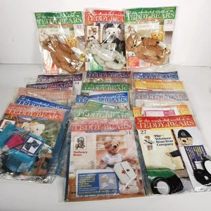 The Wonderful World Of Teddy Bears 1-42 And Folder Job Lot  - Bild 1 von 23
