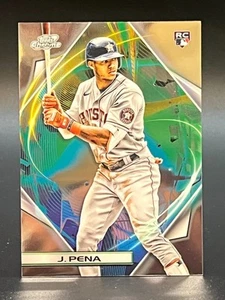 2022 Topps Chrome Cosmic #41 Jeremy Pena Astros RC - Picture 1 of 2