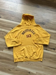 True Vintage 1960’s Soffee Athletics Whitehall School PA Hoodie Sweatshirt Sz L - Picture 1 of 13