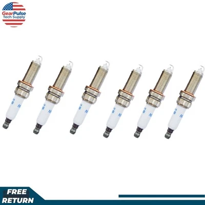 6 Pcs for Spark Plugs ZR5TPP33S BMW MINI N55 Engine 12120037582 New - Image 1 of 4