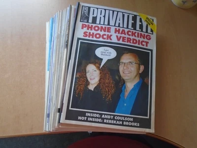 Private Eye - 28 different issues from between 2014 & 2015. See pics below. - Image 1 of 4