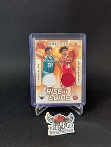 ZACCHARIE RISACHER & TIDJANE SALAÜN Dual Jersey 2024-25 Panini Hoops RiseNShine - Bild 1 von 9