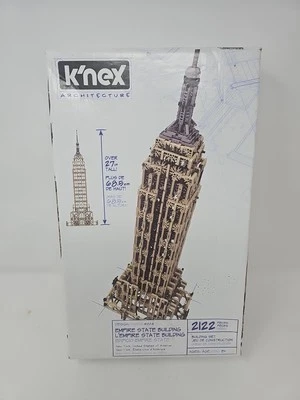 Knex Architecture -Empire State Building  Building Set New Open Box - Image 1 of 4