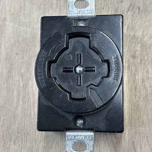 Hubbell HBL20403 Presa di bloccaggio Hubbellock 30A 600VAC/20A 250VDC 3P 4W NUOVO - Foto 1 di 4