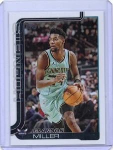 2025-26 Topps Basketball - Brandon Miller #68 Charlotte Hornets  - Picture 1 of 2