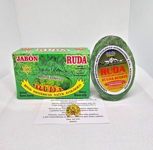 JABON RUDA / RUE JABÓN ATRAE DINERO BUENA SUERTE EXITO PROSPERIDAD AMOR - Imagen 1 de 4