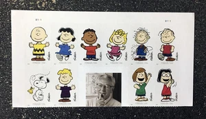 US Stamps - 2022 SC#5726 Charles M Schulz Forever Stamps - Top Plate Block of 10 - Picture 1 of 1